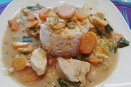 Rotes Thai - Curry mit H&auml;hnchen 13
