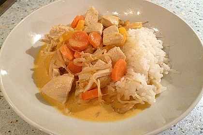 Rotes Thai - Curry mit H&auml;hnchen 14