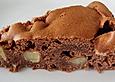 Dunkler aromatischer Apfelkuchen