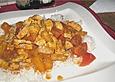 Scharfes rotes H&uuml;hner - Curry