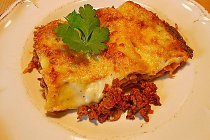 Béchamel-Hackfleisch-Lasagne 4