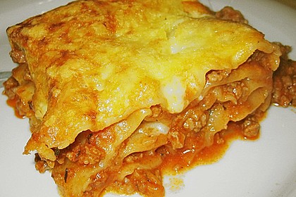Béchamel-Hackfleisch-Lasagne 11