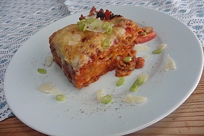 Béchamel-Hackfleisch-Lasagne 14