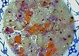 Kartoffelsuppe mit Speck und Majoran