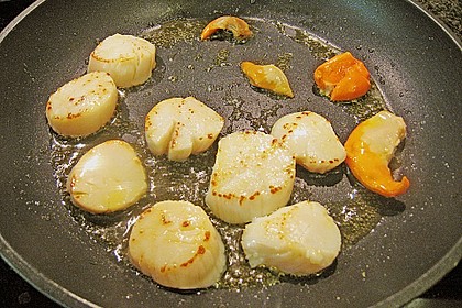 Jakobsmuscheln auf Limetten - Butter 2