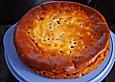 Schmandtorte mit Heidelbeeren