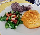 S&uuml;&szlig;kartoffel - Karotten - P&uuml;ree (Bild)
