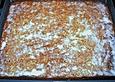 Apfelkuchen auf dem Blech
