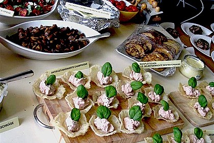 Antipasti - marinierte Champignons 9