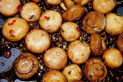 Antipasti - marinierte Champignons 10