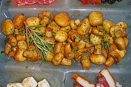 Antipasti - marinierte Champignons 49