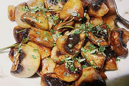 Antipasti - marinierte Champignons 54