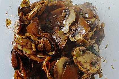 Antipasti - marinierte Champignons 57