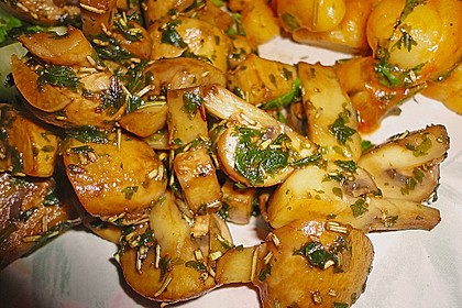 Antipasti - marinierte Champignons 58