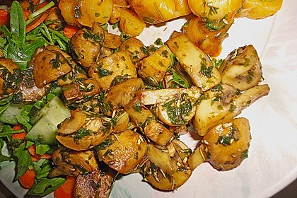 Antipasti - marinierte Champignons 59