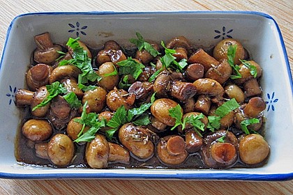 Antipasti - marinierte Champignons 1