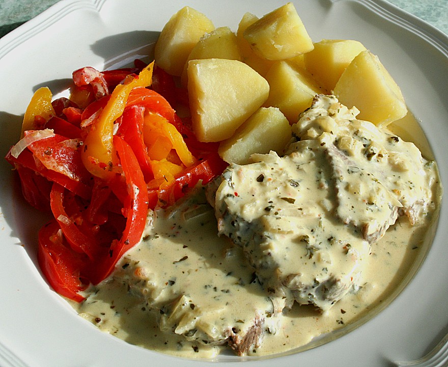 Marinierter Tafelspitz mit Kräuter - Senf - Sauce (Rezept mit Bild ...