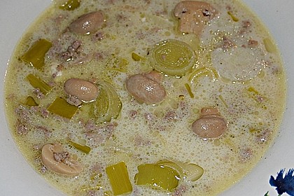Champignon - Lauch K&auml;sesuppe
