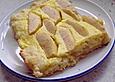 Apfelblechkuchen mit Pudding