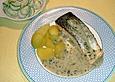Lachsfilet in B&auml;rlauch - Wei&szlig;wein Sauce