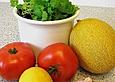 Melone - Tomaten - Salsa