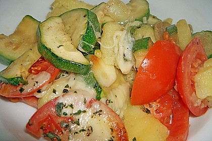 Kartoffel - Tomaten - Zucchini - Gratin