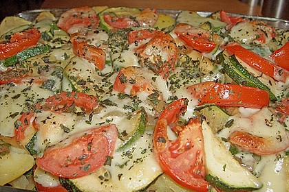 Kartoffel - Tomaten - Zucchini - Gratin 1