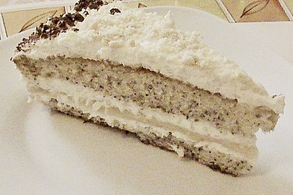 Mohn - Marzipan - Torte 4