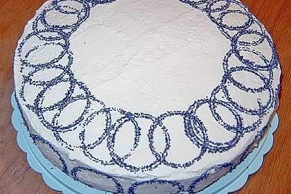 Mohn - Marzipan - Torte 3