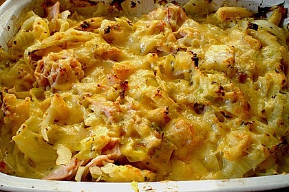 &Uuml;berbackene Kraut - Schupfnudeln