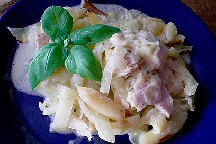 &Uuml;berbackene Kraut - Schupfnudeln 1