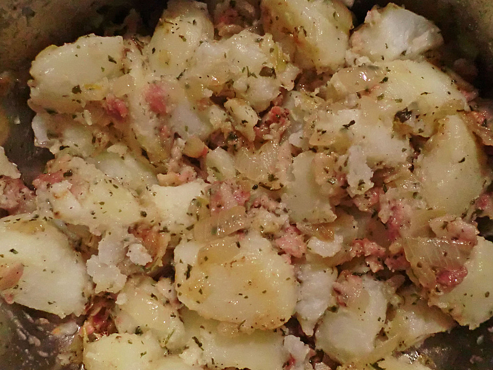 Kartoffeln mit Speck und Zwiebeln (Rezept mit Bild) | Chefkoch.de