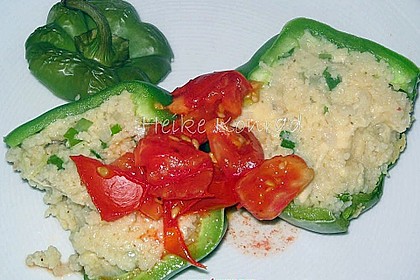 Gefüllte Paprika mit Bulgur 7
