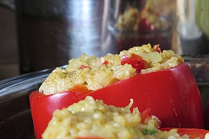 Gefüllte Paprika mit Bulgur 3