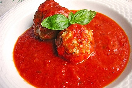 Gefüllte Paprika mit Bulgur 15