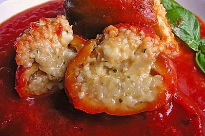 Gefüllte Paprika mit Bulgur 13