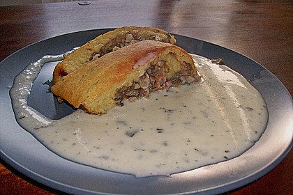 Dieters Kn&ouml;del Roulade mit Pilz - F&uuml;llung 22