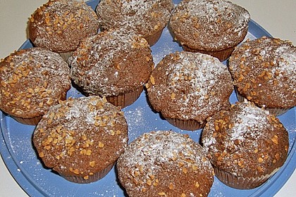 Schoko - K&uuml;rbis - Muffins mit N&uuml;ssen 1