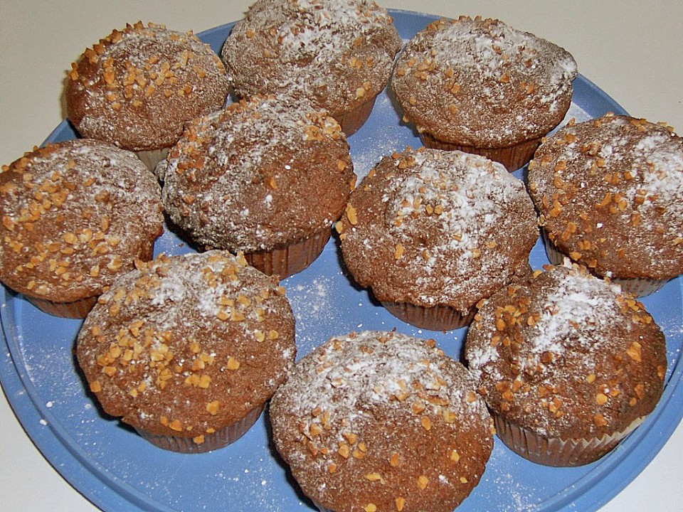 Schoko - Kürbis - Muffins mit Nüssen (Rezept mit Bild) | Chefkoch.de