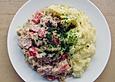 Sauerkrautpfanne mit Cabanossi