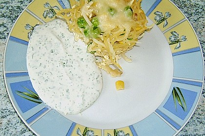 Spaghetti - Muffins mit Kr&auml;uterquark 12