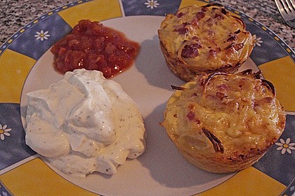 Spaghetti - Muffins mit Kr&auml;uterquark 18
