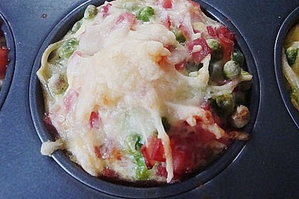 Spaghetti - Muffins mit Kr&auml;uterquark 21