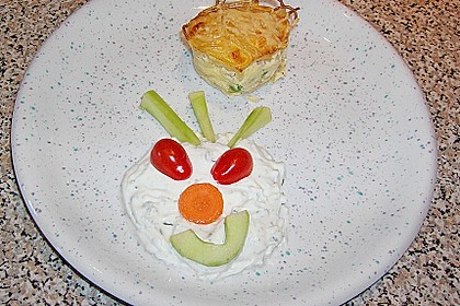 Spaghetti - Muffins mit Kr&auml;uterquark 5