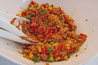 Couscous-Salat lecker würzig 49