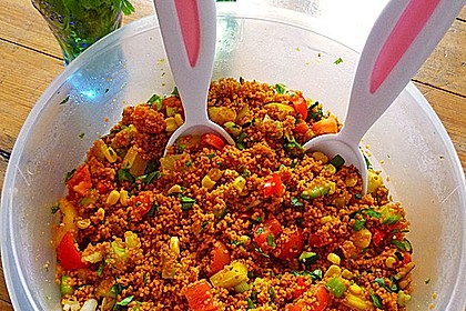 Couscous-Salat lecker würzig 13
