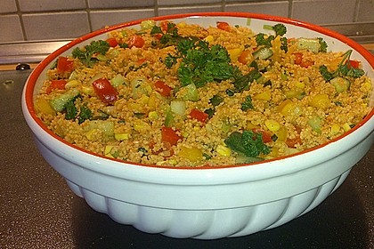 Couscous-Salat lecker würzig 45