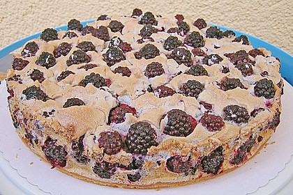 Brombeer - Baiser - Kuchen 4