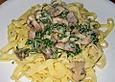 Pasta mit Pilz - Rucola - Sauce