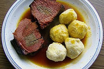 Gespickter Rinderbraten